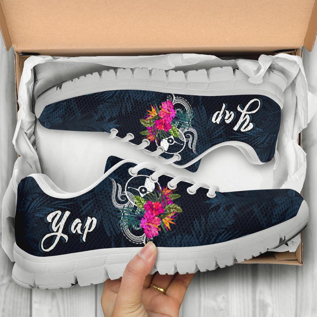 Yap Micronesia Sneakers - Tropical Flower - Polynesian Pride