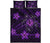 Hawaii Mix Polynesian Turtle Plumeria Quilt Bed Set - AH - Nick Style - Purple Art - Polynesian Pride