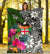 Fiji Premium Blanket - Turtle Plumeria Banana Leaf Crest - Polynesian Pride