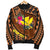 Hawaii Kanaka Maoli Personalised Men's Bomber Jacket - Polynesian Hook And Hibiscus - Polynesian Pride