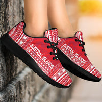 Austral Islands Sporty Sneakers - Polynesian Chief Flag Version - Polynesian Pride