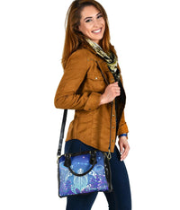 Personalized - Hawaii Turtle Jellyfish Coral Galaxy Shoulder Handbag - Polynesian Pride