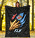 Fiji Premium Blanket - Fiji In Me (Black) - Polynesian Pride