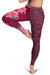 Hawaii Hibiscus Flowers Polynesian - Hawaiian Women's Leggings - Curtis Style - Pink - Polynesian Pride