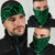 Polynesian Tatau Mixed Green Set Unisex Bandana - Polynesian Pride