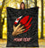 Tonga Personalised Premium Blanket - Tonga In Me (Black) - Polynesian Pride