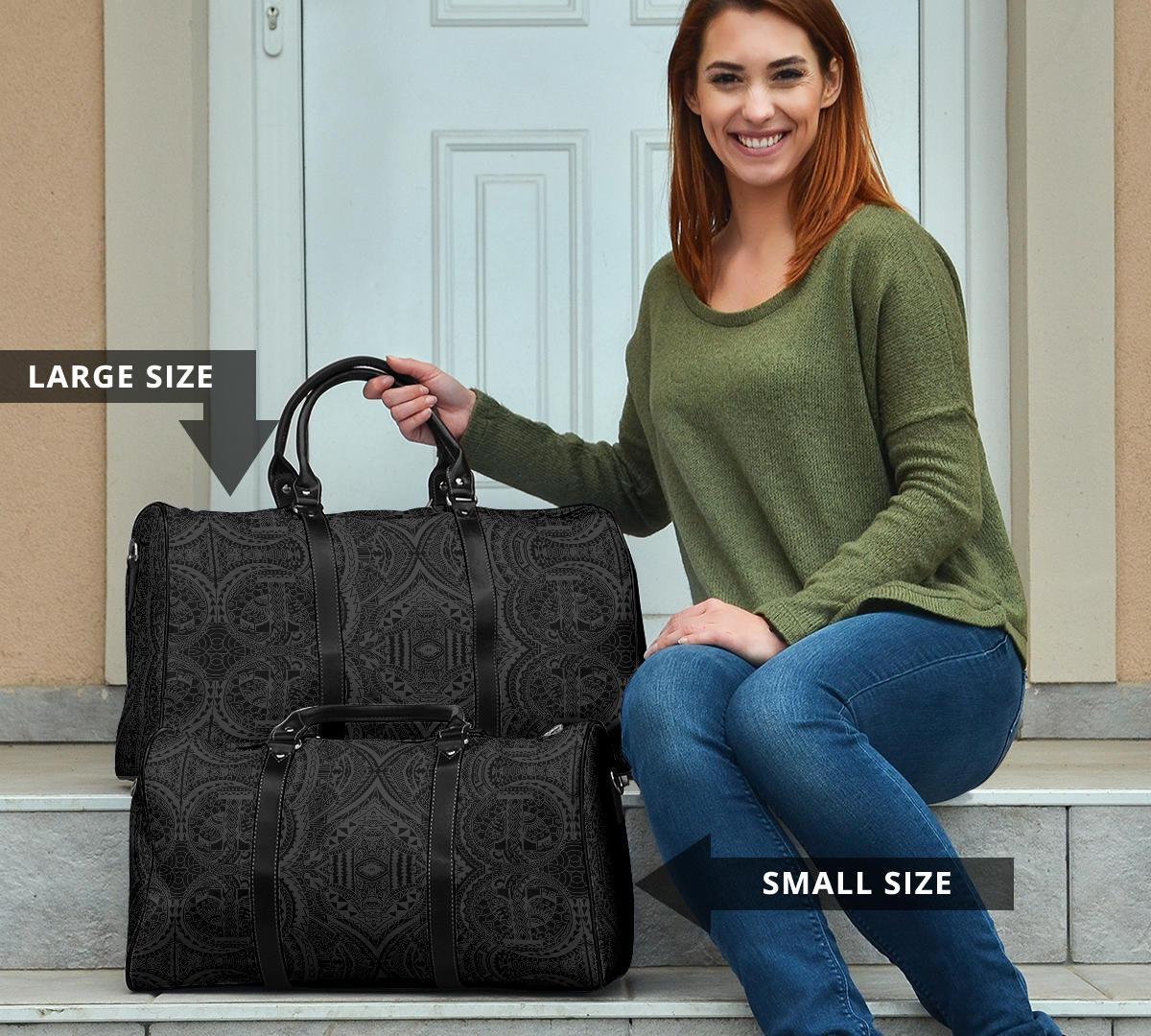 Polynesian Symmetry Gray Hawaii Travel Bag - Polynesian Pride