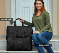 Polynesian Symmetry Gray Hawaii Travel Bag - Polynesian Pride