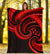 New Zealand Maori Mangopare Premium Blanket Polynesian - Red - Polynesian Pride