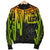 Hawaii Men's Bomber Jacket - Kanaka Maoli With Polynesian Pattern In Heartbeat Style (Reggae) - Polynesian Pride