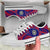 American Samoa Low Top Shoe - Symmetrical Lines - Polynesian Pride