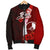 Yap Micronesia Men's Bomber Jacket - Coat Of Arm With Hibiscus - Polynesian Pride