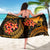 Papua New Guinea Sarong - Gold Plumeria - Polynesian Pride