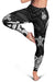 New Caledonia Women's Leggings - White Tentacle Turtle - Polynesian Pride