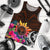 Polynesian Hawaii Kanaka Maoli Men's Tank Top - Hibiscus Flowers & Polynesian Patterns Brown - Polynesian Pride