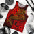 Tahiti Men's Tank Top - Red Shark Polynesian Tattoo Red - Polynesian Pride