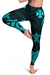 Wallis and Futuna Women's Leggings - Turquoise Tentacle Turtle - Polynesian Pride