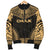 Chuuk Polynesian Chief Men's Bomber Jacket - Gold Version - Polynesian Pride