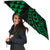 Seal Of Hawaii Polynesian Umbrella Green - Circle Style - Polynesian Pride