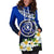 Northern Mariana Islands Women's Hoodie Dress - Polynesian Plumeria Pattern - Polynesian Pride