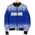 Chuuk Men's Bomber Jacket - Fog Blue Style - Polynesian Pride