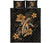 Hawaii Turtle Flower Polynesian Quilt Bed Set - Gold Gold - Polynesian Pride