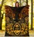 Guam Polynesian Premium Blanket - Gold Turtle Homeland - Polynesian Pride