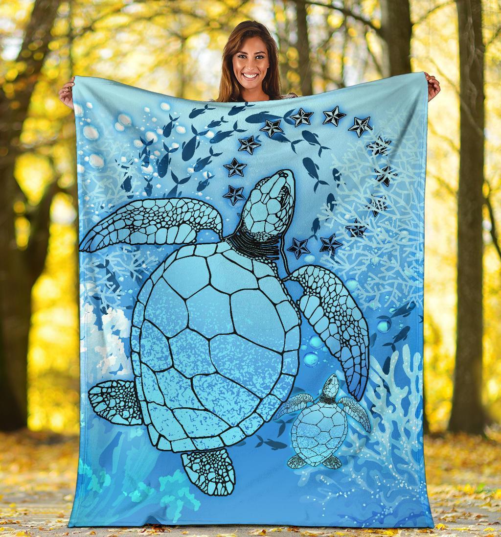 Cook Islands 2 Blanket - Ocean Life - Polynesian Pride