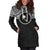 Chuuk Women's Hoodie Dress - Black White Version - Polynesian Pride