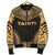 Tahiti Polynesian Chief Women'S Bomber Jacket - Gold Version - Polynesian Pride