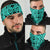 Hawaiian Polynesian Tatau Turtle Turquoise Bandana 3 - Pack - Polynesian Pride