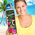 Vanuatu Hydro Tracking Bottle - Turtle Plumeria Banana Leaf - Polynesian Pride