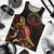 Palau Men Tank Top - Turtle With Blooming Hibiscus Gold Gold - Polynesian Pride