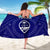 Guam Sarong - Guam Seal With Polynesian Tattoo Style (Blue) - Polynesian Pride