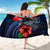 Wallis and Futuna Polynesian Sarong - Blue Turtle Hibiscus - Polynesian Pride