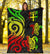 Fiji Polynesian Premium Blanket - Reggae Tentacle Turtle - Polynesian Pride