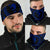 Hawaiian Ikaika Warrior Blue Bandana 3-Pack - Polynesian Pride