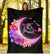 Hawaii Map Moon Star Turtle Plumeria Hibiscus Premium Blanket - Polynesian Pride