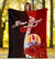 Tahiti Polynesian Custom Personalised Premium Blanket - Coat Of Arm With Hibiscus - Polynesian Pride