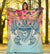 Hawaii Turtle Ohana Stary Night Hibiscus Premium Blanket - Polynesian Pride