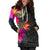 Polynesian Women's Hoodie Dress - Hibiscus Pattern - Polynesian Pride