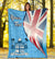 Fiji Custom Personalised Premium Blanket - Fiji Flag - Polynesian Pride