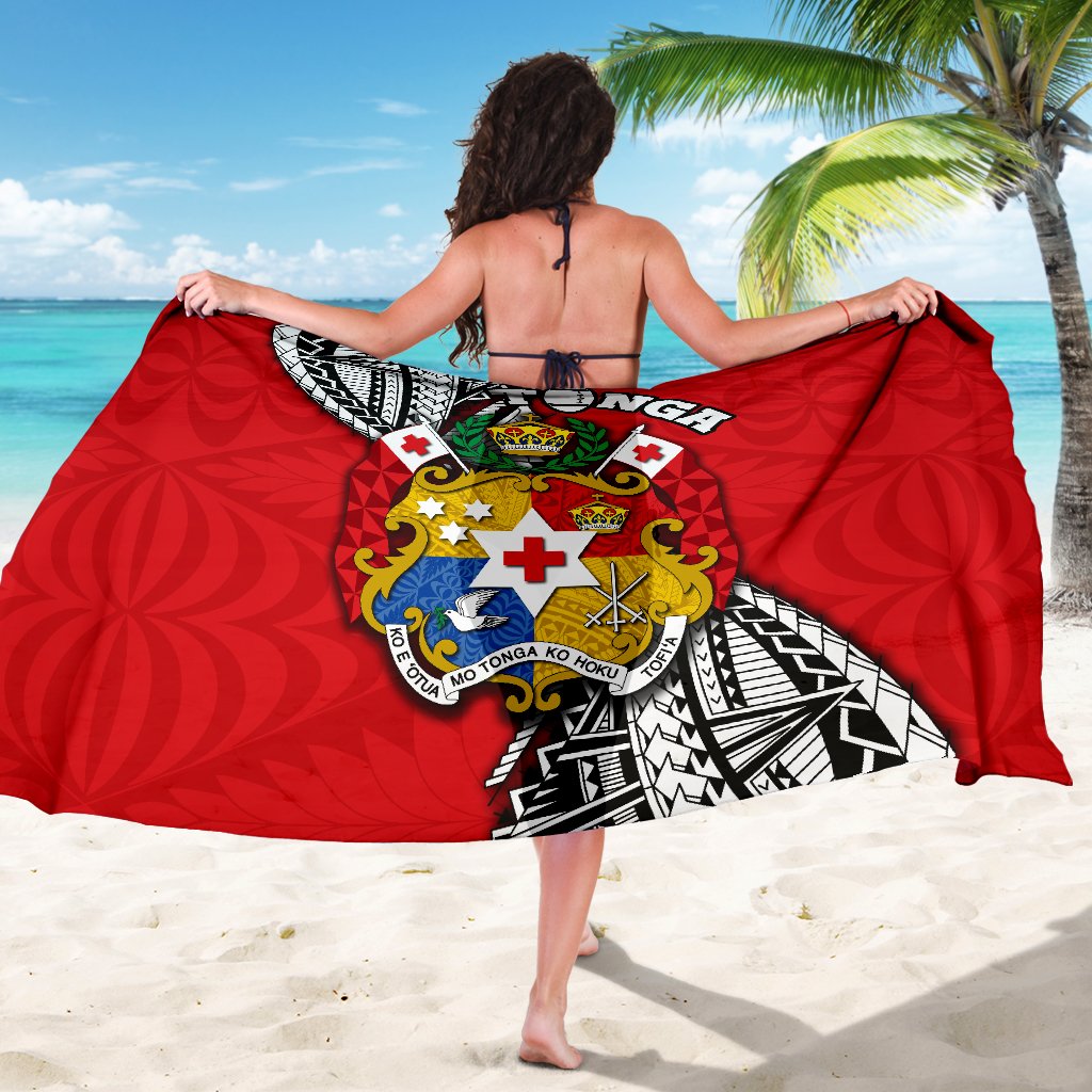 Tonga Rugby Sarong Polynesian Style Pinwheel - Polynesian Pride