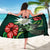 Nauru Polynesian Sarong - Green Turtle Hibiscus - Polynesian Pride