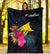 Tokelau Polynesian Premium Blanket - Tropical Flower - Polynesian Pride