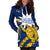 Nauru Rugby Women Hoodie Dress Version Turtle Polynesian - Polynesian Pride