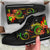 American Samoa Polynesian High Top Shoes - Reggae Plumeria - Polynesian Pride