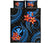 Polynesian Hawaii Quilt Bed Set - Blue Plumeria - Polynesian Pride