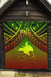 Polynesian Papua New Guinea Premium Quilt - Reggae Vintage Polynesian Patterns - Polynesian Pride