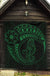 Polynesian Quilt - Polynesian Green Seahorse Tattoo - Polynesian Pride